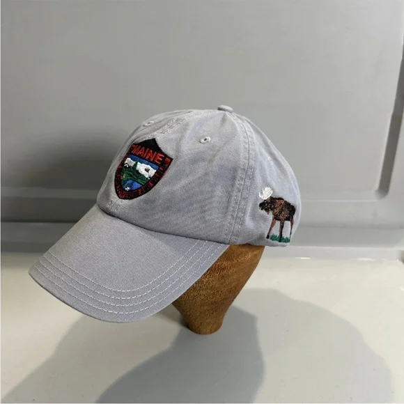 L.L. Bean Maine Fisheries Wildlife Hat Cap Dept Fisheries Embroidered Moose OSFM - Picture 3 of 10